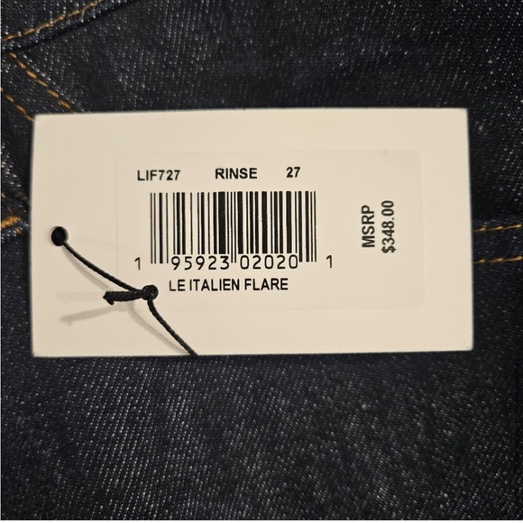NWT Frame Le Italien Flare Dark Wash Jeans - Picture 7 of 8
